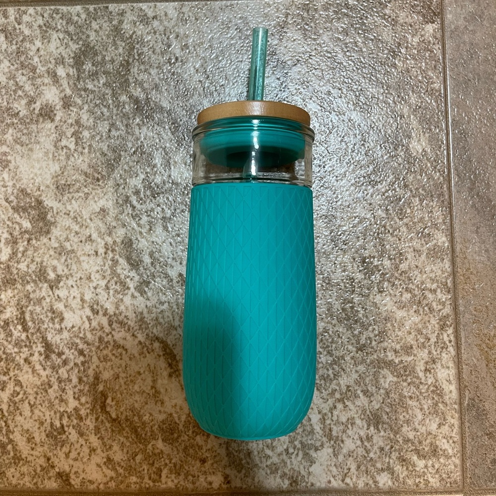 Ello Glass Devon Tumbler with Rubber covering